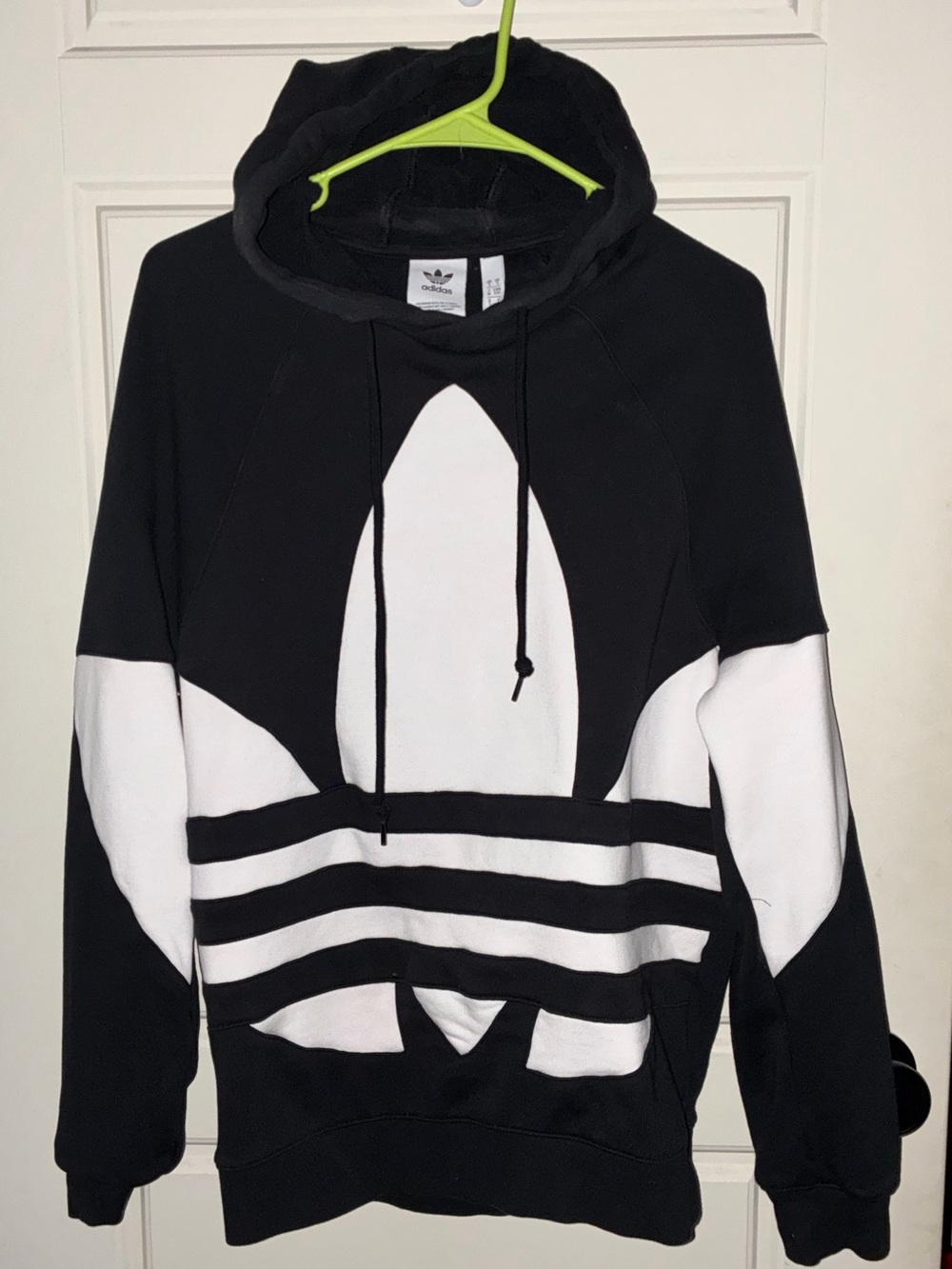 Adidas Men’s Black Big Trefoil Hoodie